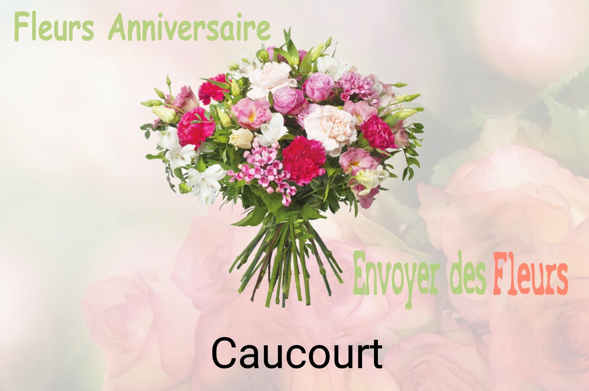 Bouquet de fleurs d’anniversaire livré à Caucourt